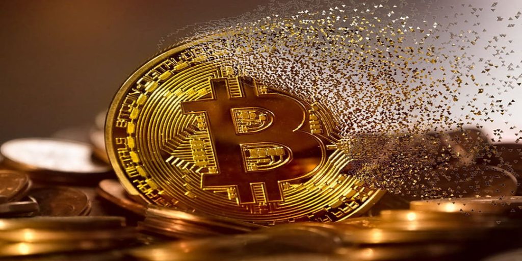 Bitcoin that is vaporized into small bits