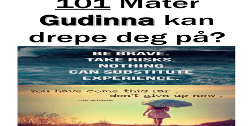 Norwegian Book : 101 Måter Gudinna kan drepe deg på?