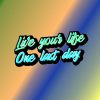 Unique Quote about how to live life better way Image from site Music for the Lonesome People from a Rapper with Wonder Stories, TalkShows, a true Time Traveler site with News, Tutorials, and Books. Trance Music Live your life one last day