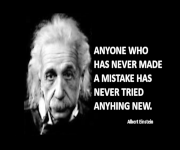 Never made mistake Quote Albert Einstein