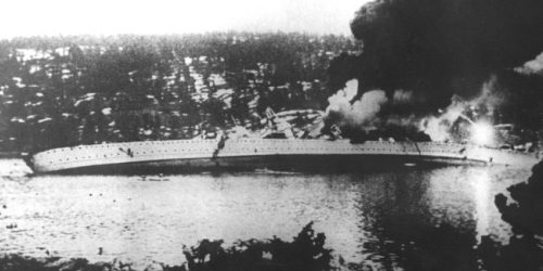 The sinking of «Blücher»