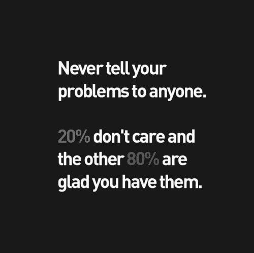 never tell your problems quote Image from site  do not show your problems