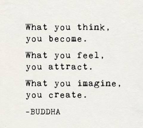 quote on Buddha Image from site  What you think you become, buddha