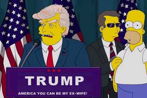 featured image Image from site  simpsons trump